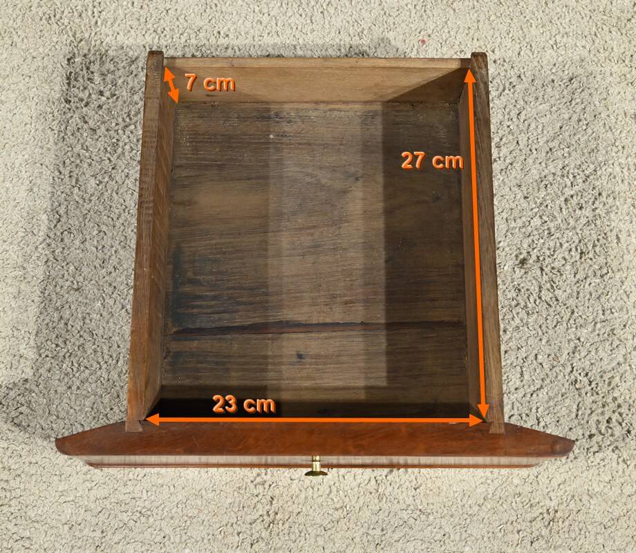 Mahogany Bedside Table, Restoration style – 2nd part 19th century