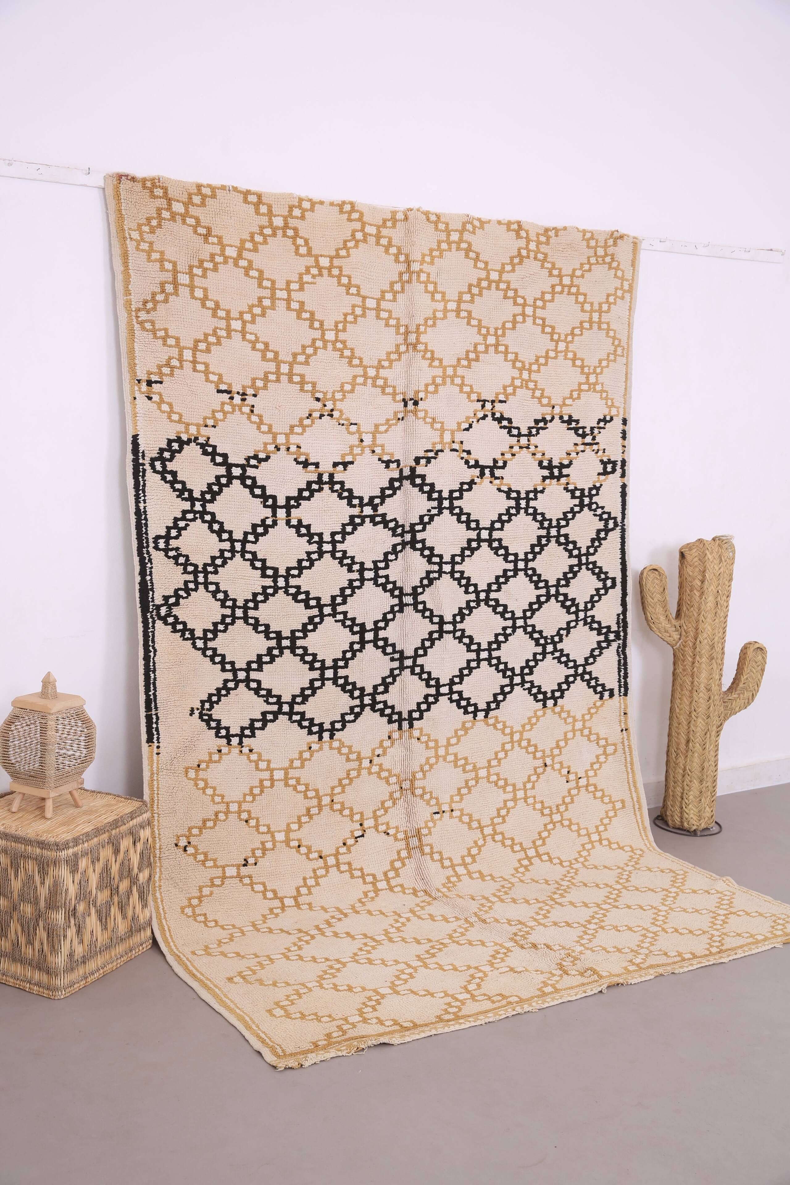 Beige Vintage Moroccan Rug 178 x 286 cm - Berber Wool Rug - Handmade Rug