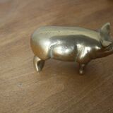 Pig in brass