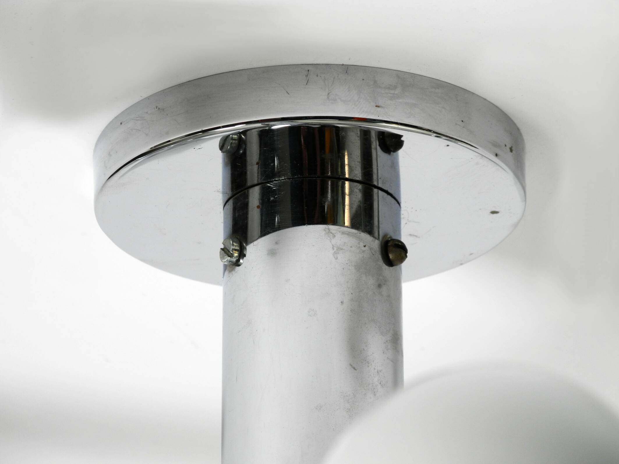 Very rare 1960s Space Age Chrome ceiling lamp by J.T. Kalmar Austria