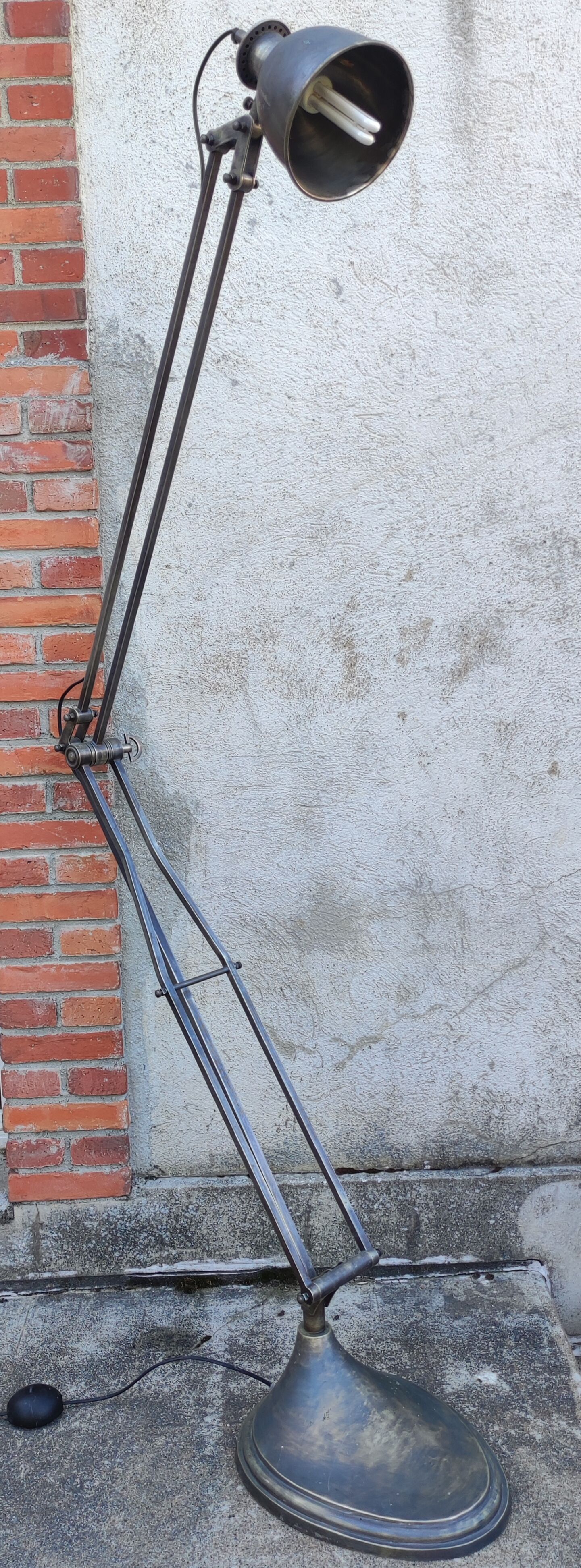 Vintage industrial floor lamp