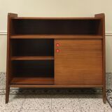 Library, buffet sliding doors, 50's