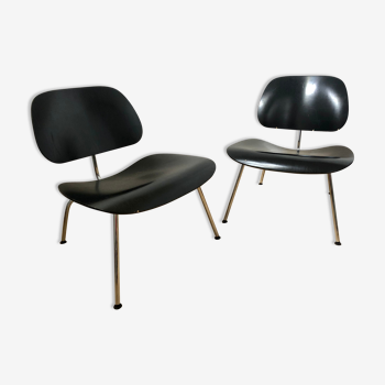 Pair of LCM Eames Vitra armchairs