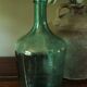 Viresa 2 L green glass demijohn carboy