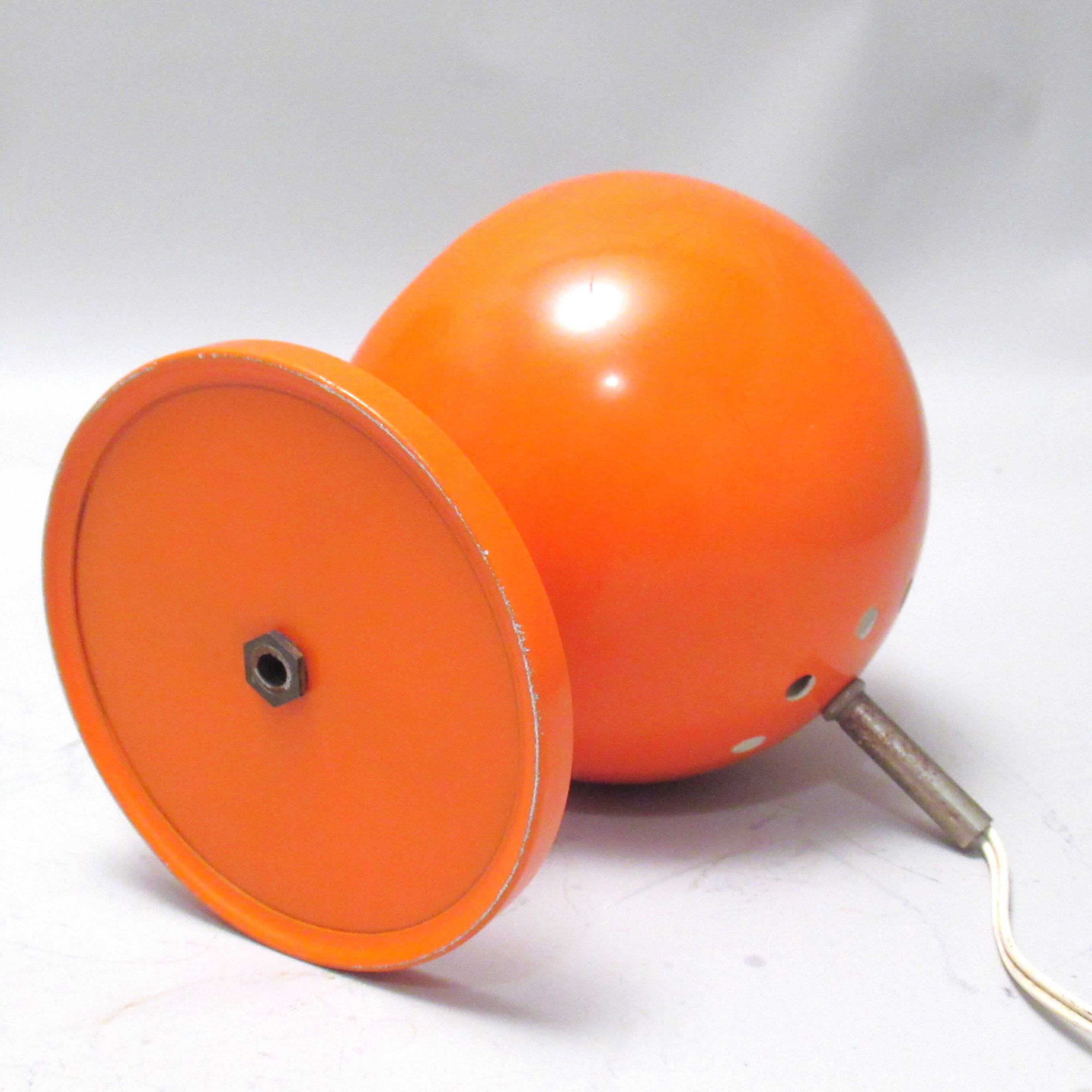 Orange ball lamp Koch & Lowi OMI 1970
