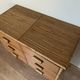 3-drawer rattan/bamboo chest of drawers attributed to Adrien Audoux and Frida Minnet. Circa 1950
