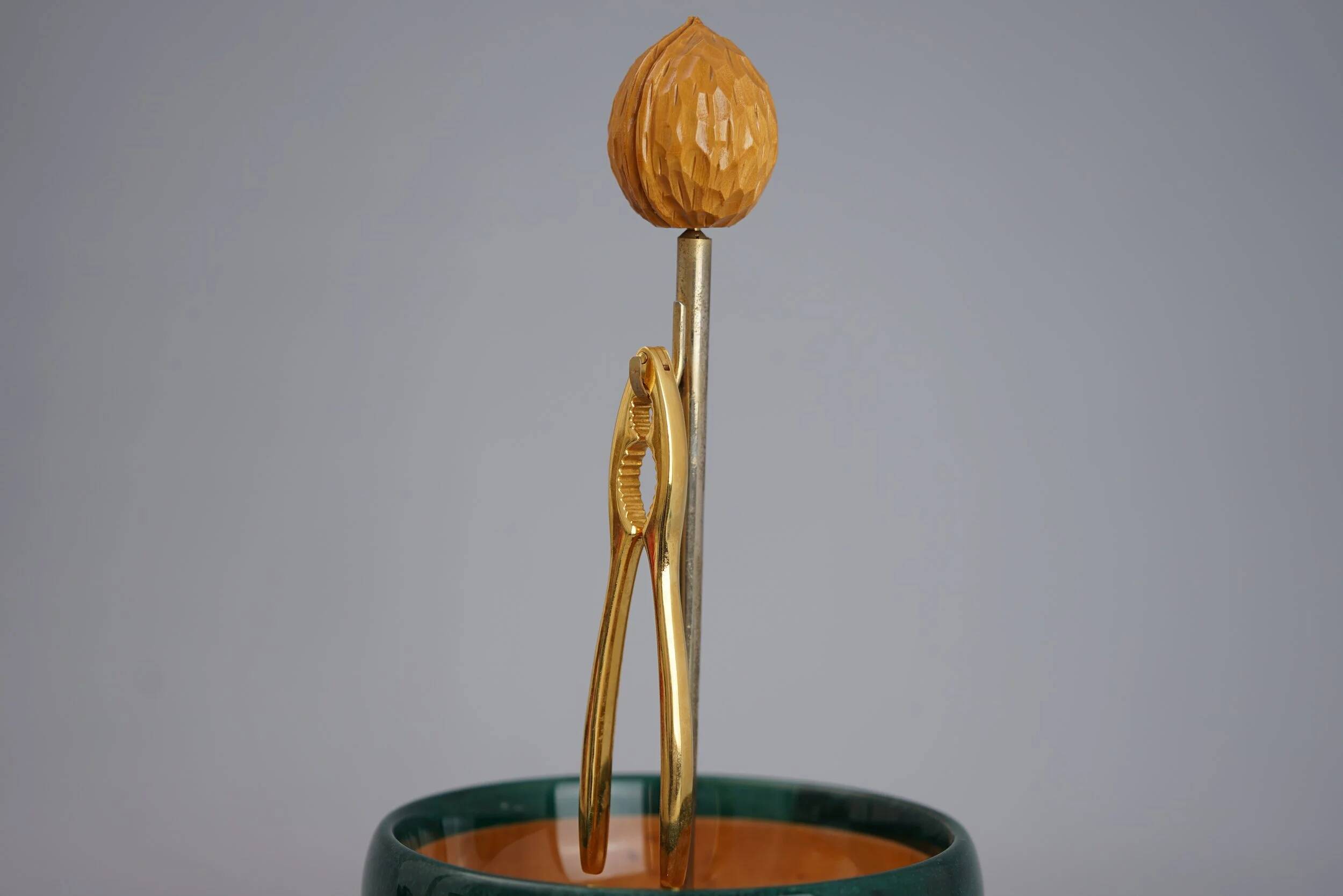 Bowl with nutcracker by Aldo Tura for Macabo