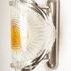 Rare Murano chrome sheet wall light 1960