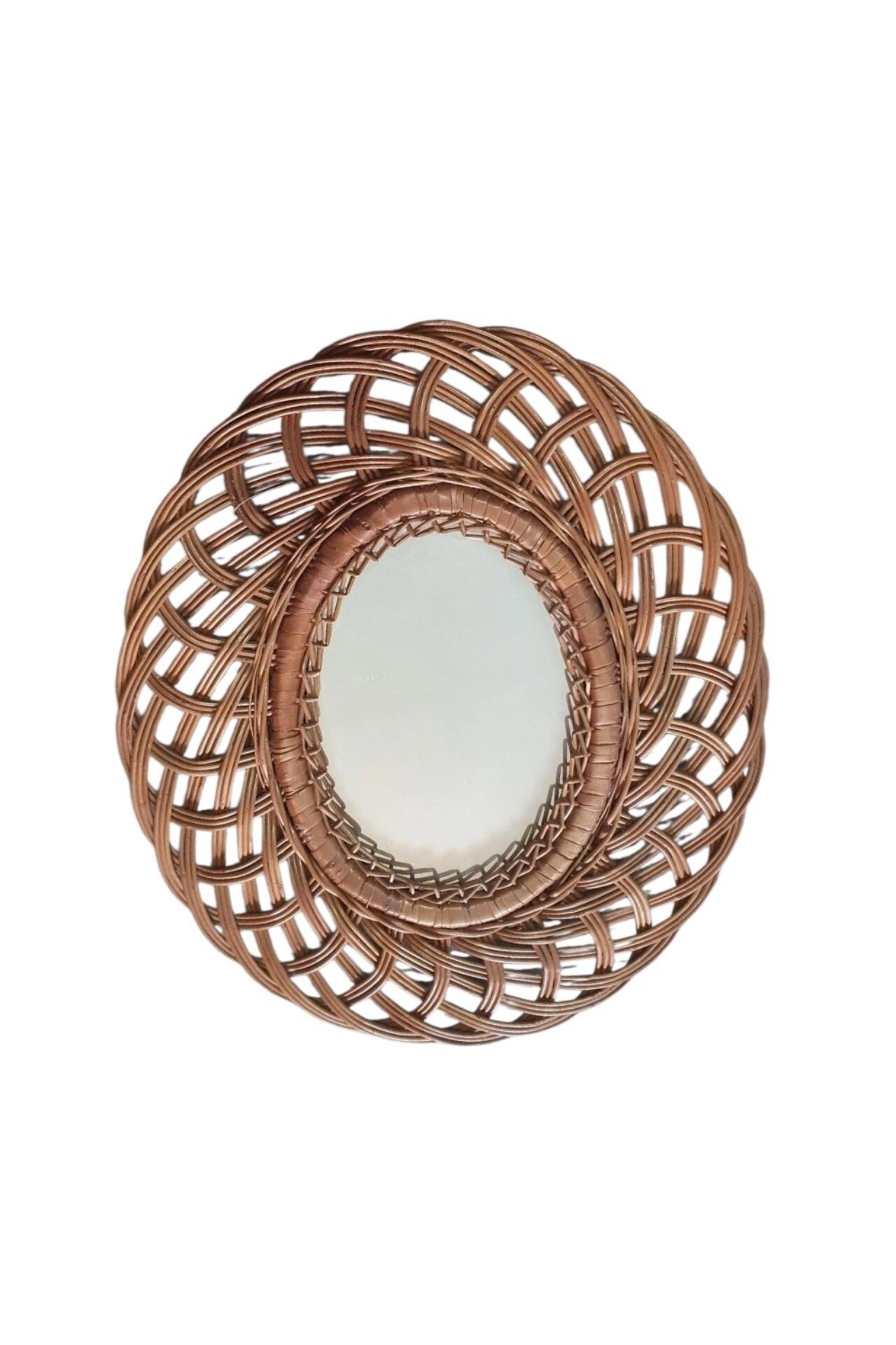 Miroir en osier