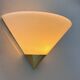 Vintage wall lamp, opaline and brass, Germany 1980s