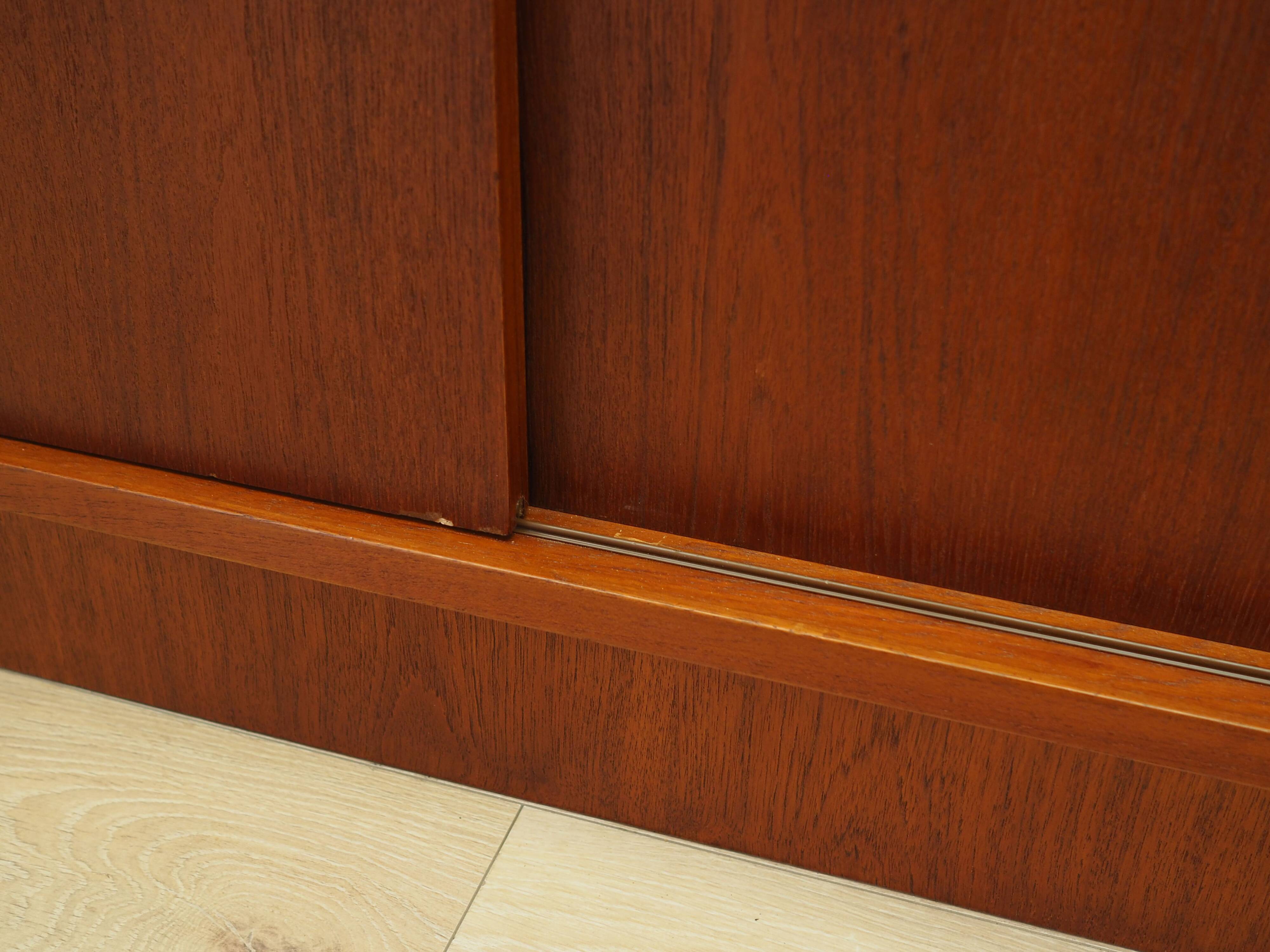 Teak wardrobe, Danish design, 1970s, produced in Denmark