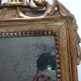 Miroir à fronton XVIIIeme siècle époque Louis XVI