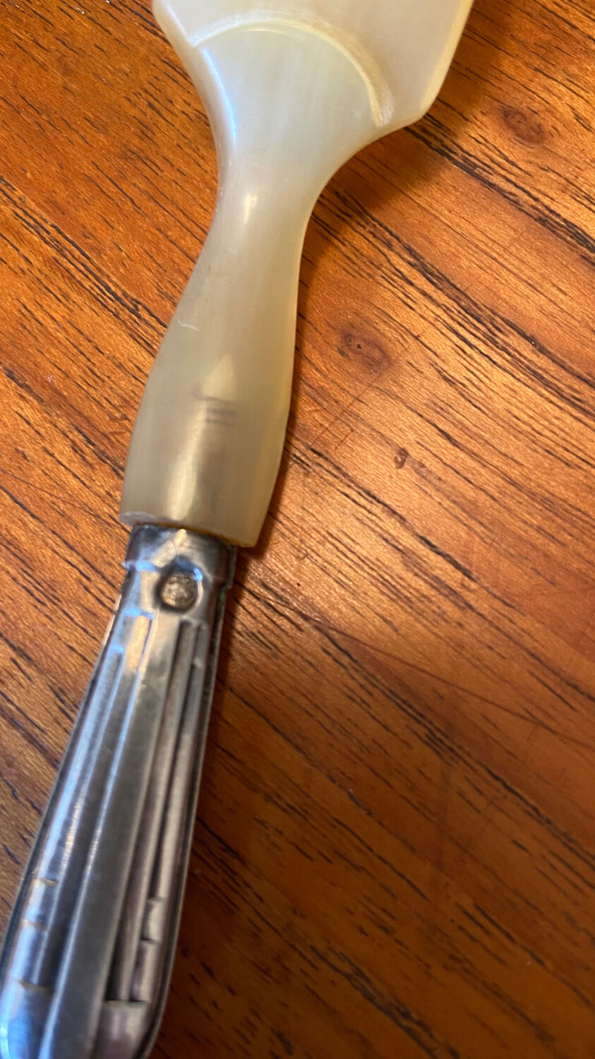 Art deco salad cutlery in silver filled 1930