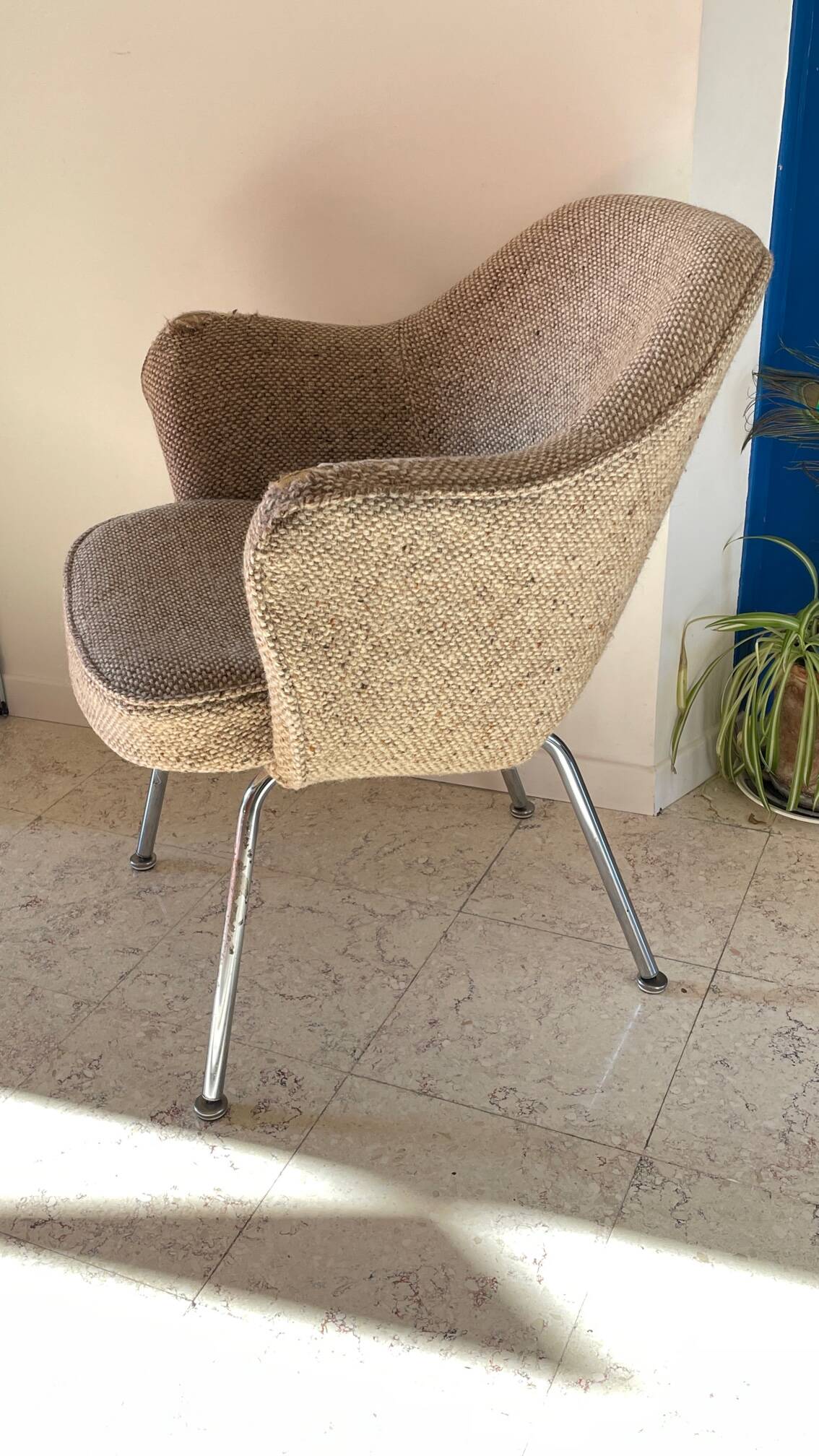 Fauteuil Conférence Eero Saarinen par Knoll années 70