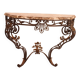 console in wrought iron in Louis XV style - 19th century