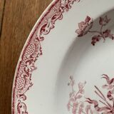 4 assiettes creuses Sarreguemines Fontanges