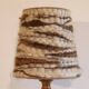 Vintage olive wood lamp 1960