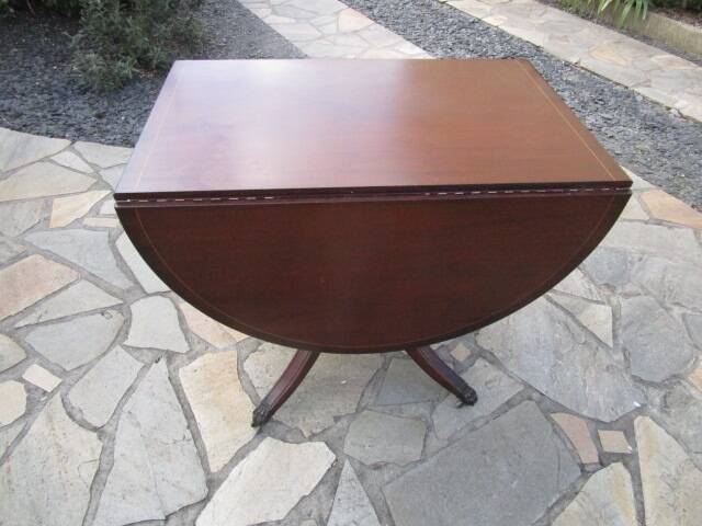 Antique folding dining table