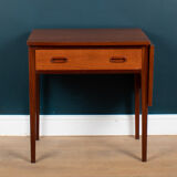Retro Danish 1960s Sewing Table Console Table Lamp Table