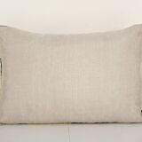 Hand woven velvet ikat lumbar pillow cover