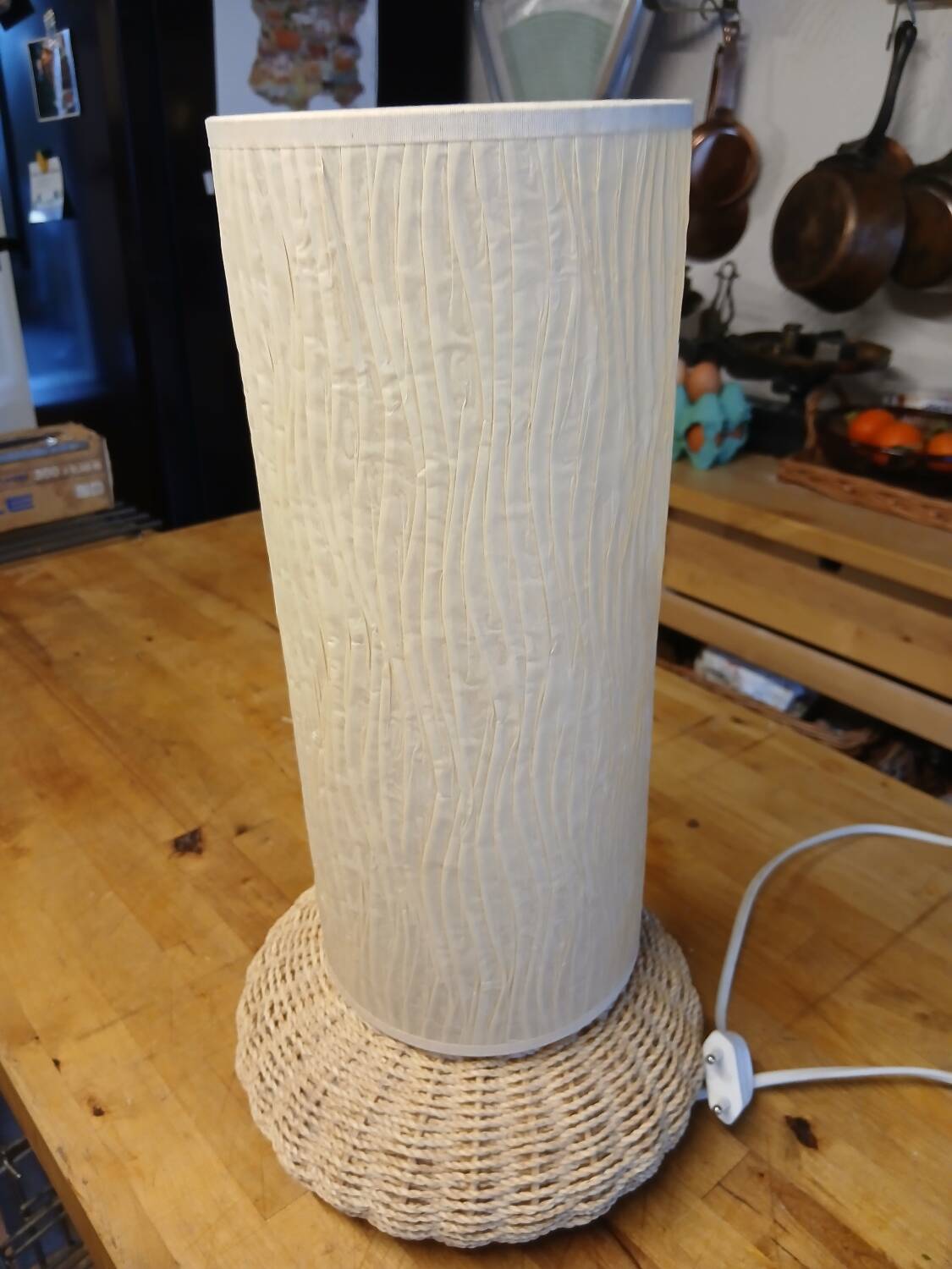 Rattan lamp