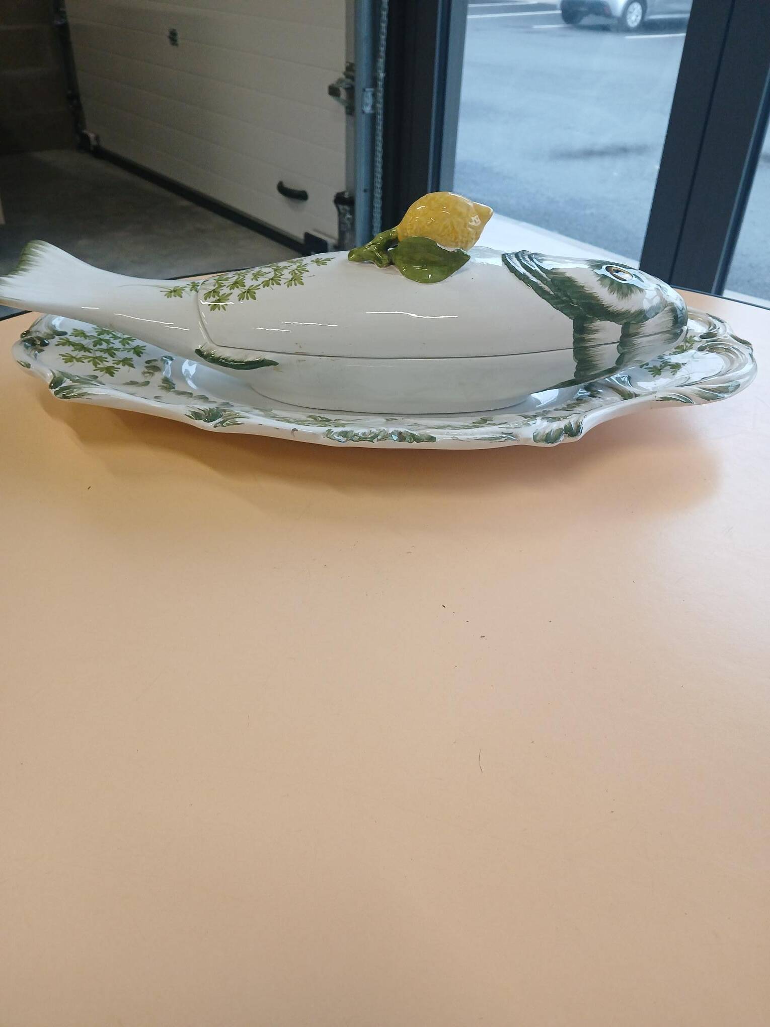 ceramic fish platter
