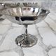 Ice cream cups or vintage sorbet, stainless steel, 70s