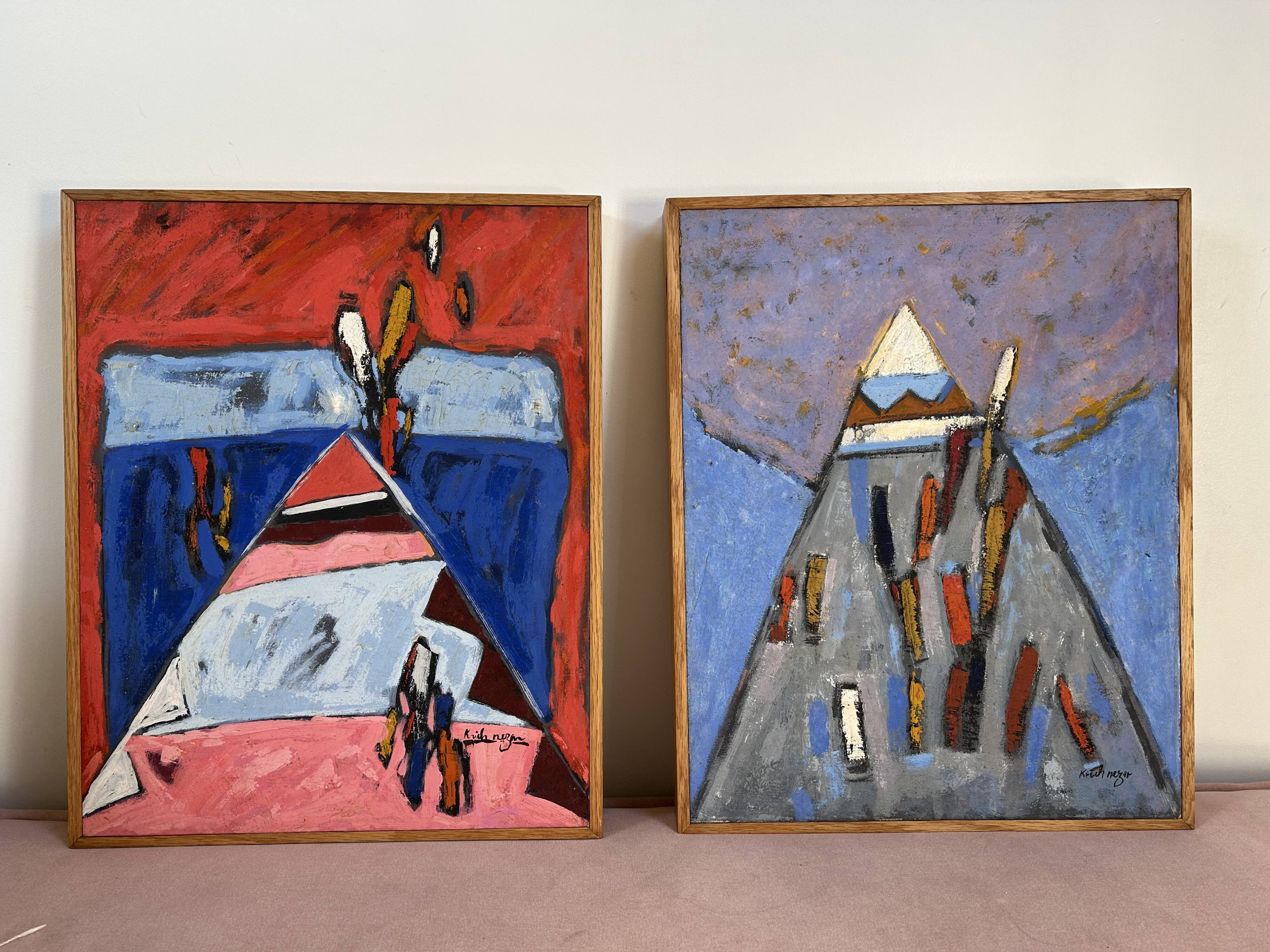 Painting by Moroccan artist Krich Nezar