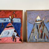 Painting by Moroccan artist Krich Nezar