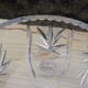 Crystal fruit bowl