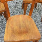 Set of 6 1950s bistro chairs
