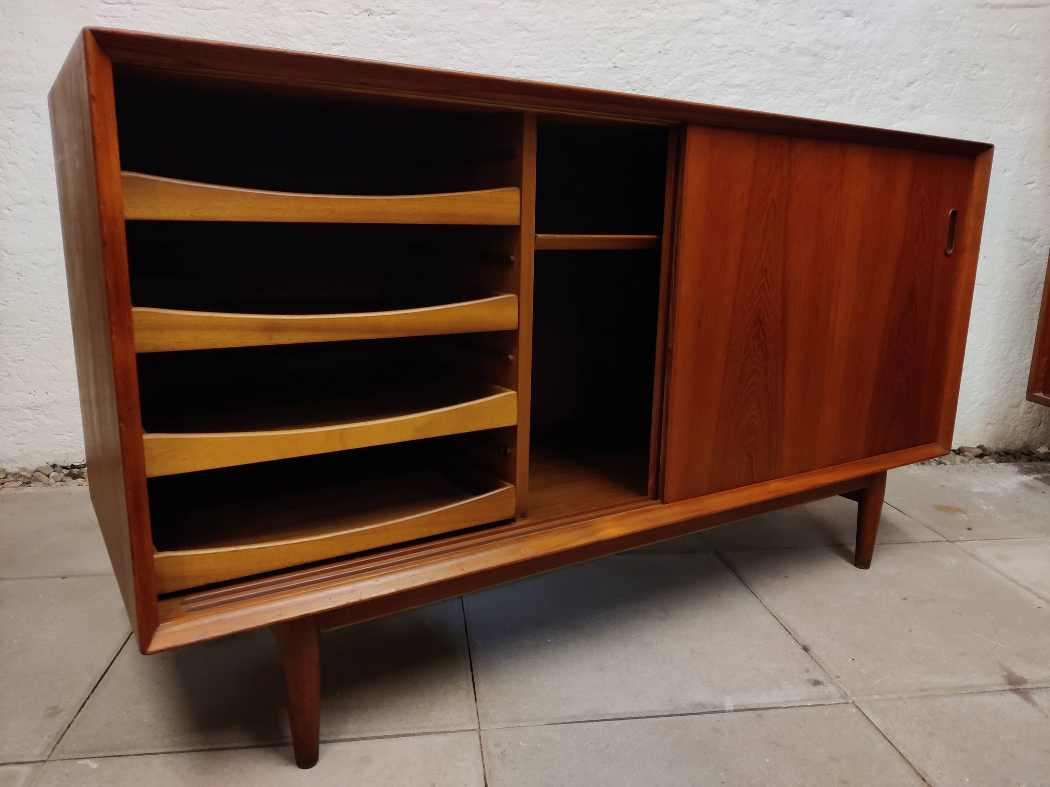 Danish teak enfilade OS11 by Arne Vodder for Sibast Furniture