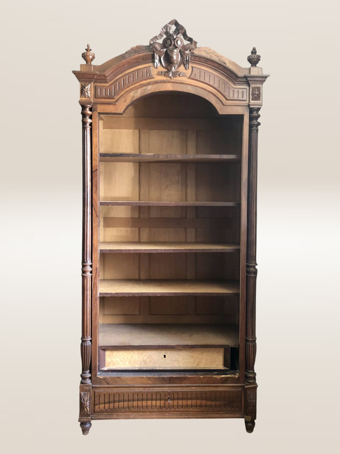 Solid wood and veneer library