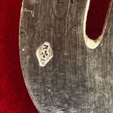 6 fourchettes à Huîtres période Art-Deco 1930 - argent massif initiales YD