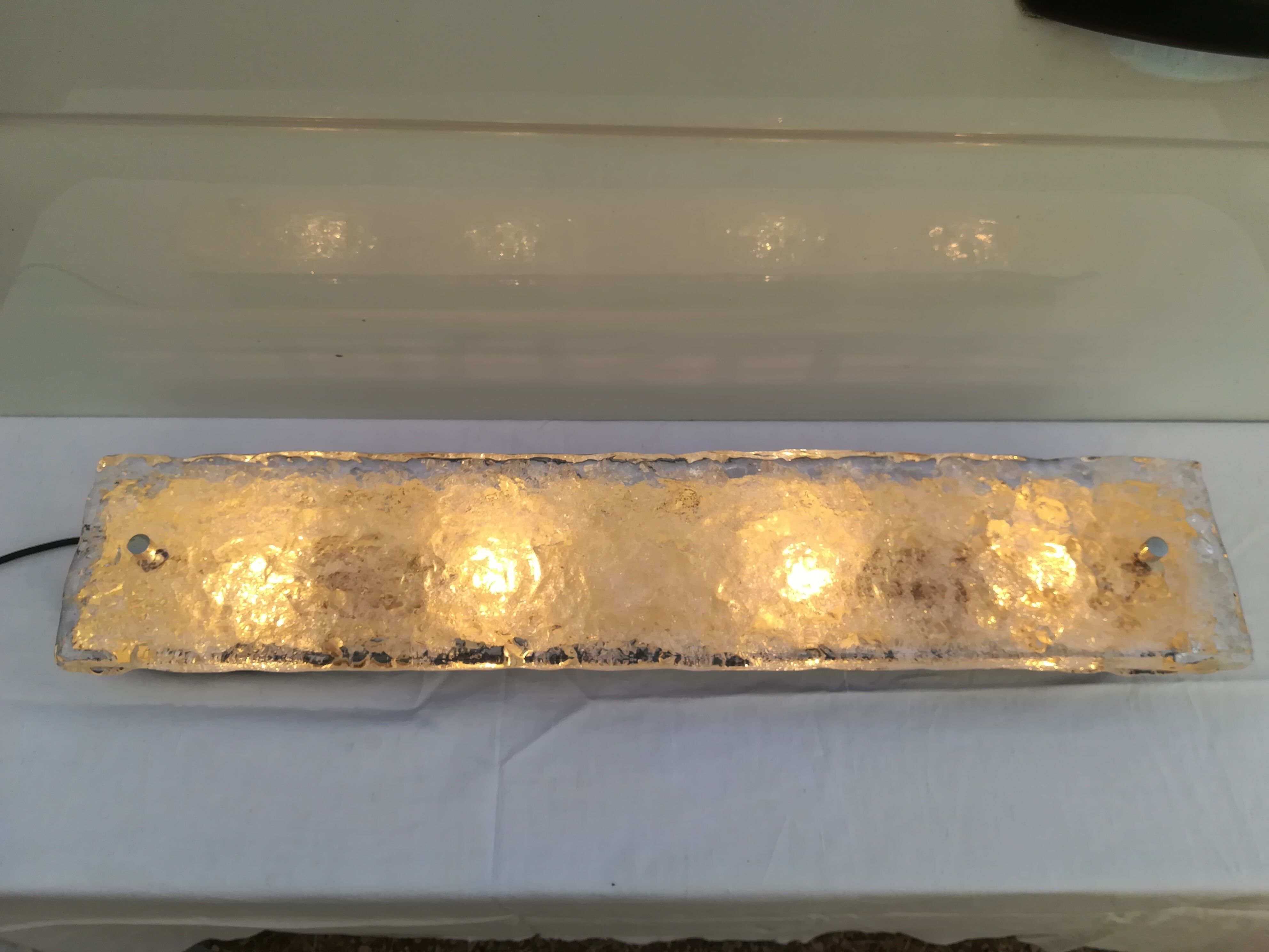 Murano glass sconces