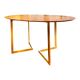 Oval table in red Alicante marble from the 70s
