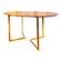 Oval table in red Alicante marble from the 70s