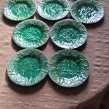 Gien earthenware dessert plates