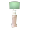 Porcelain column floor lamp, 1980