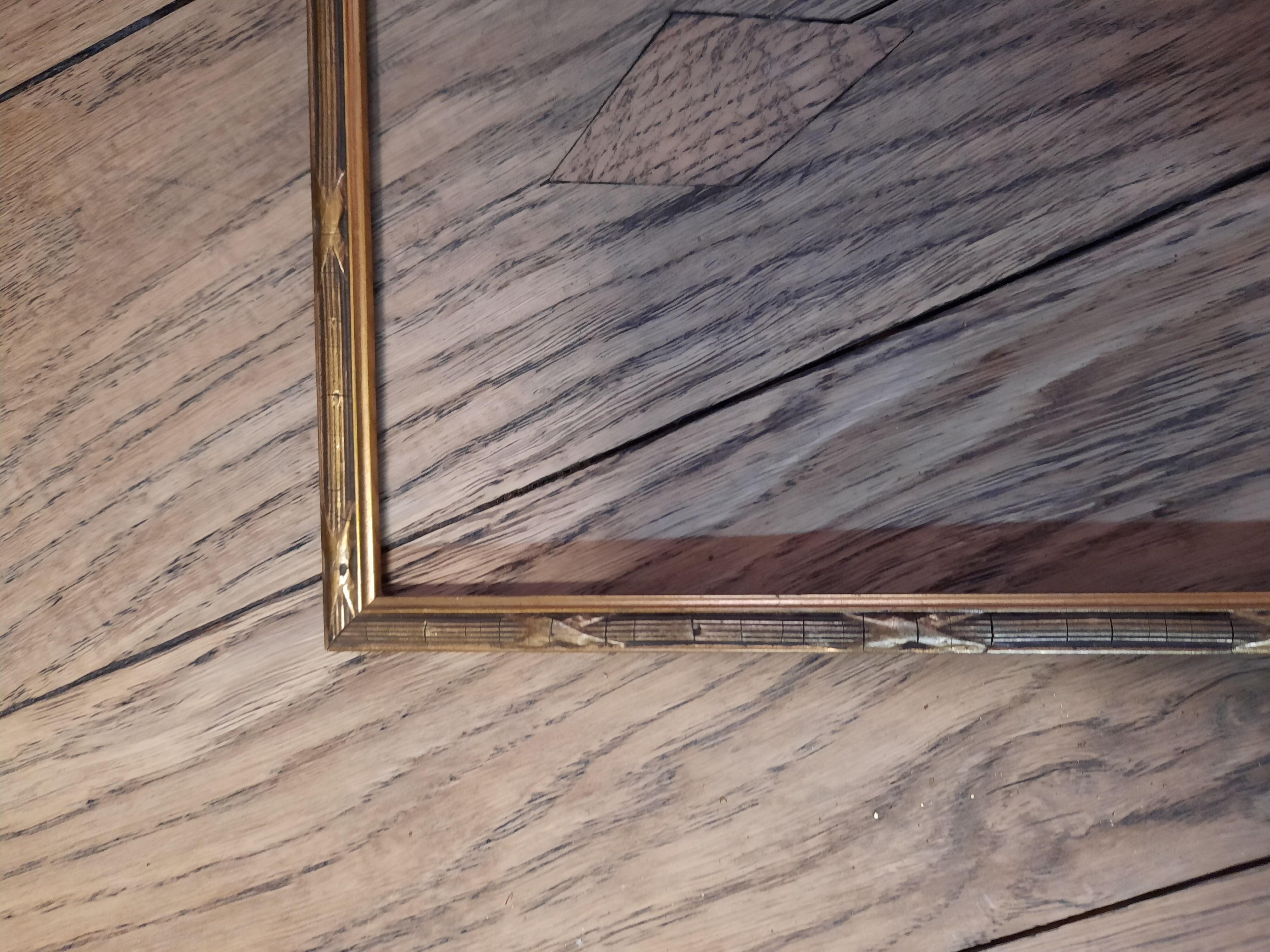 Lot of old gilded frames