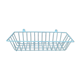 Sponge soap holder support Metal White