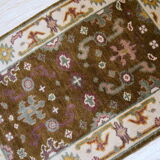 Indian Mahal handmade rug 64x97cm 1980
