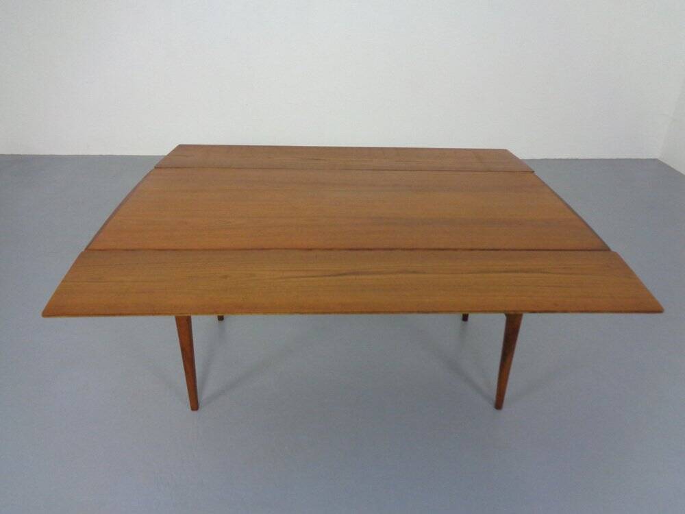 Teak dining or coffee table, Denmark, 1960s
