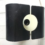 Applique en métal laqué noir, Stilux, 1970