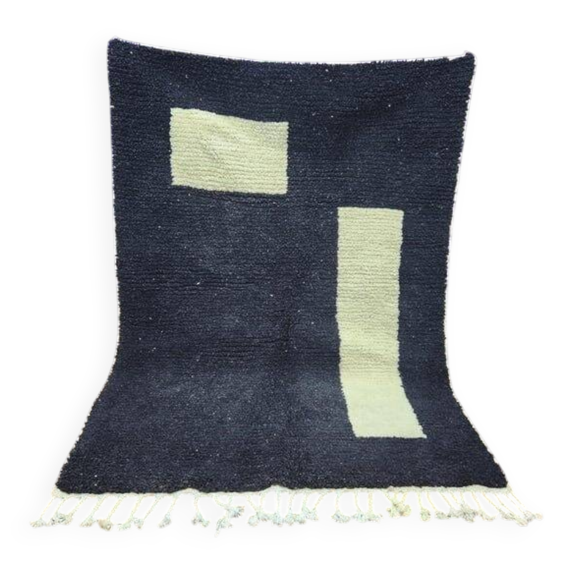 Handmade traditional Beni Ourain Berber rug 150 x 250 cm