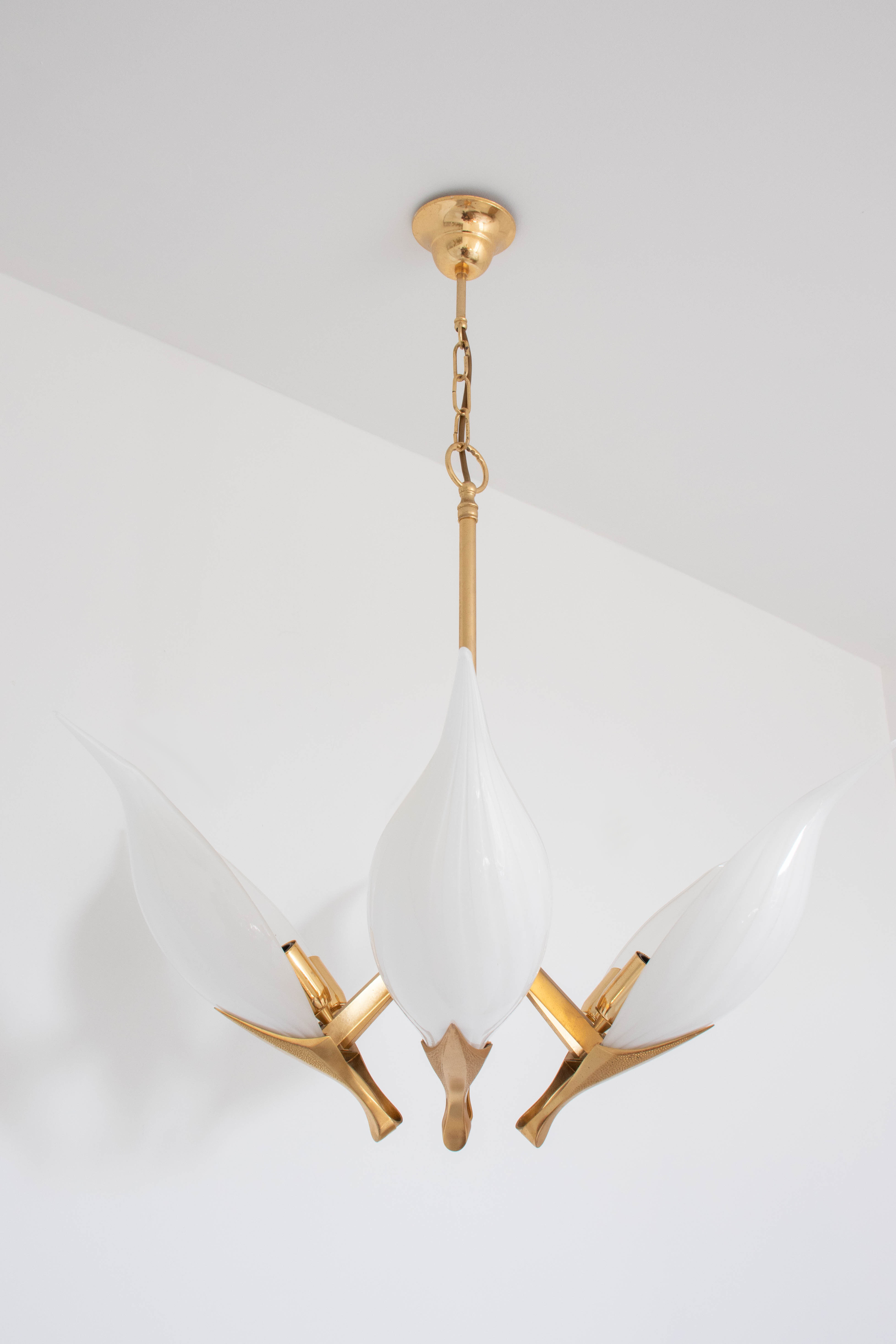 Lustre de Franco Luce en verre de Murano