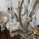 Glass pendant chandelier
