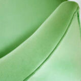 Chaise club vert, années 60-70