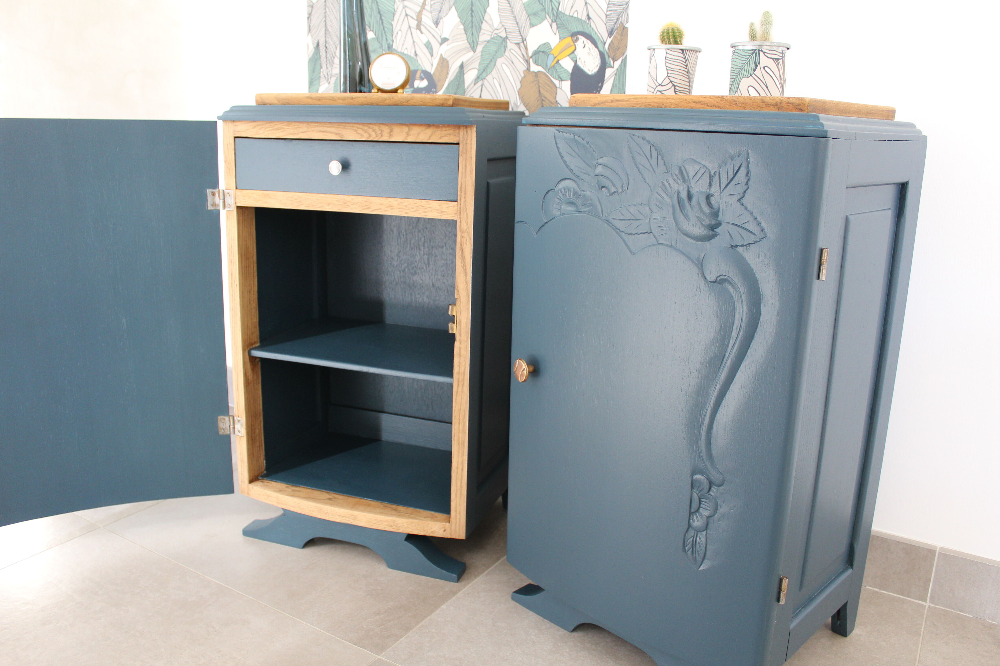 Pair of bedsides from the 1930s