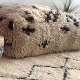 Vintage carpet pouf "Beni Ouarain"